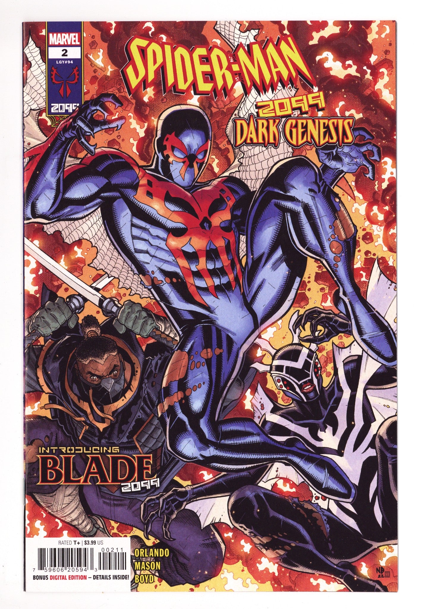 Spider-Man 2099: Dark Genesis 2 (94) High Grade (2023) 