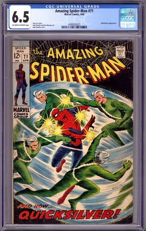 The Amazing Spider-Man Vol 1 71 CGC 6.5 (FN+) (1969)