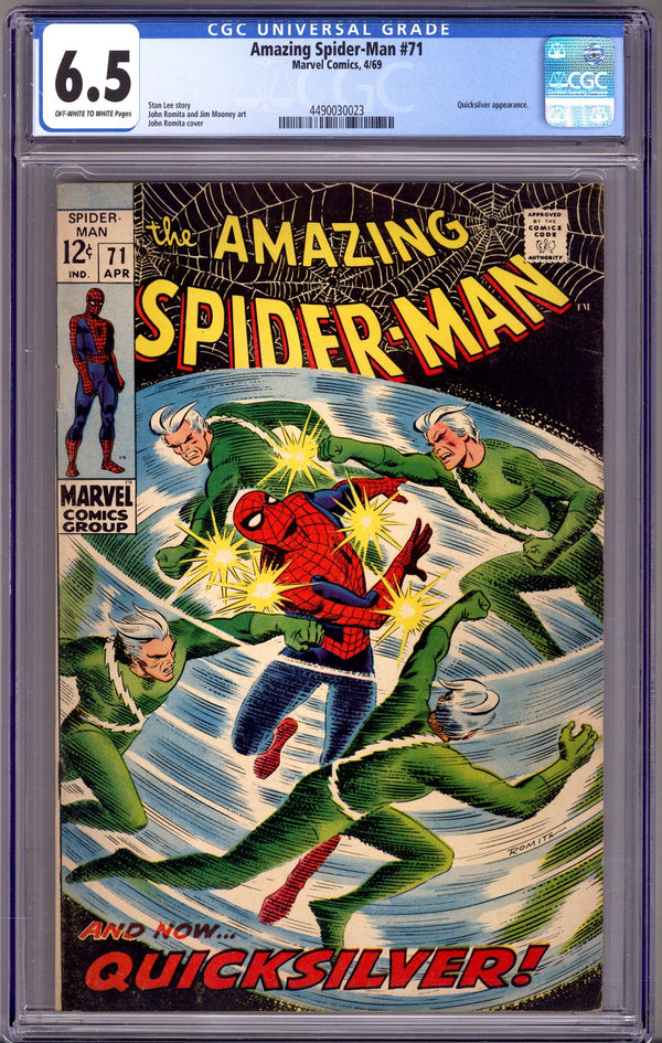 The Amazing Spider-Man Vol 1 71 CGC 6.5 (FN+) (1969)