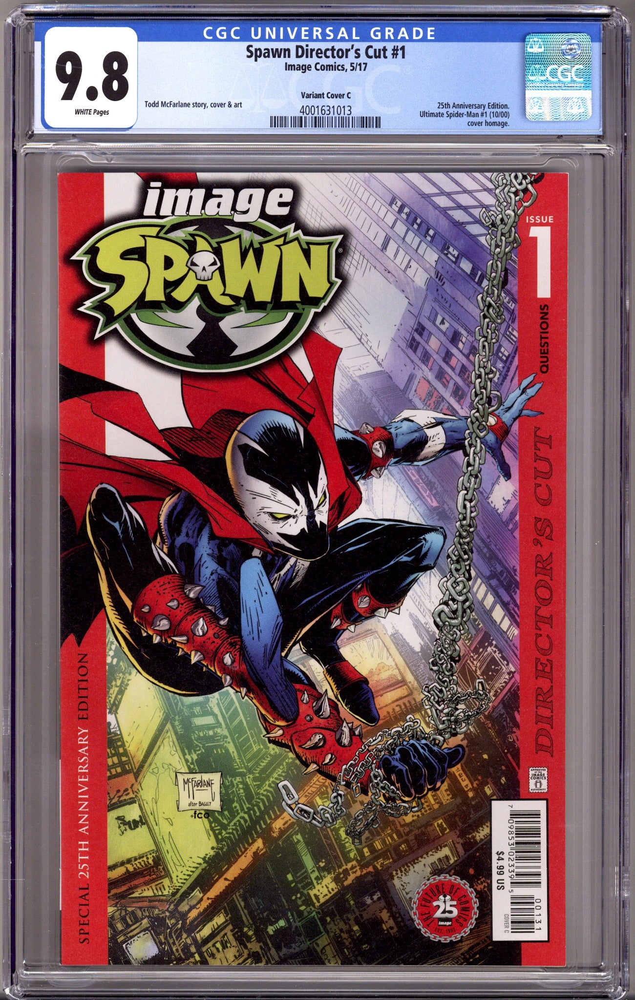 Spawn Director's Cut 1 CGC 9.8 (NM/M) (2017)