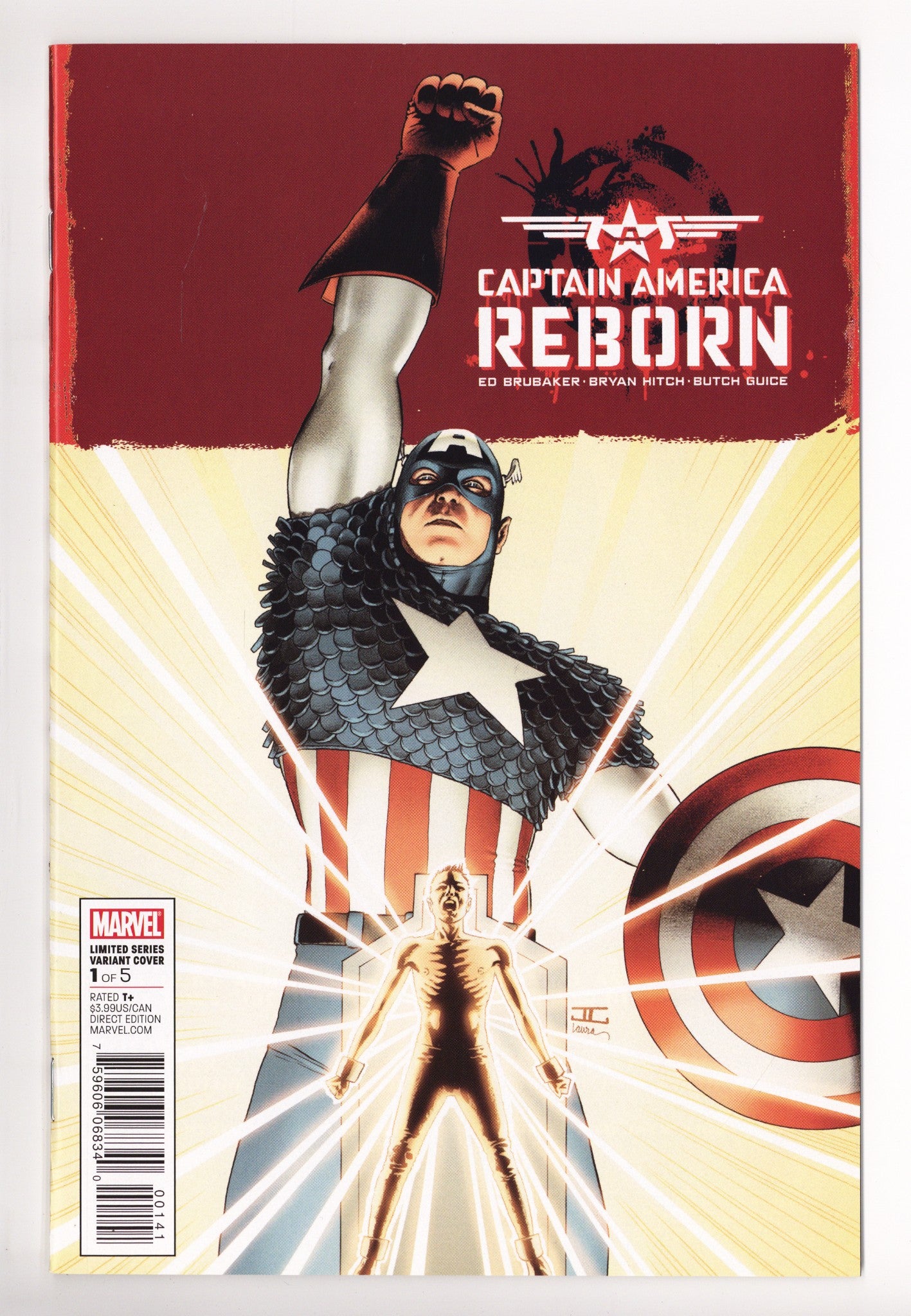 Captain America: Reborn Vol 1 1 High Grade (2009) Cassaday Variant 