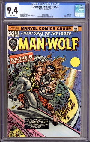 Creatures on the Loose   32 CGC 9.4 (NM)   (1974)
