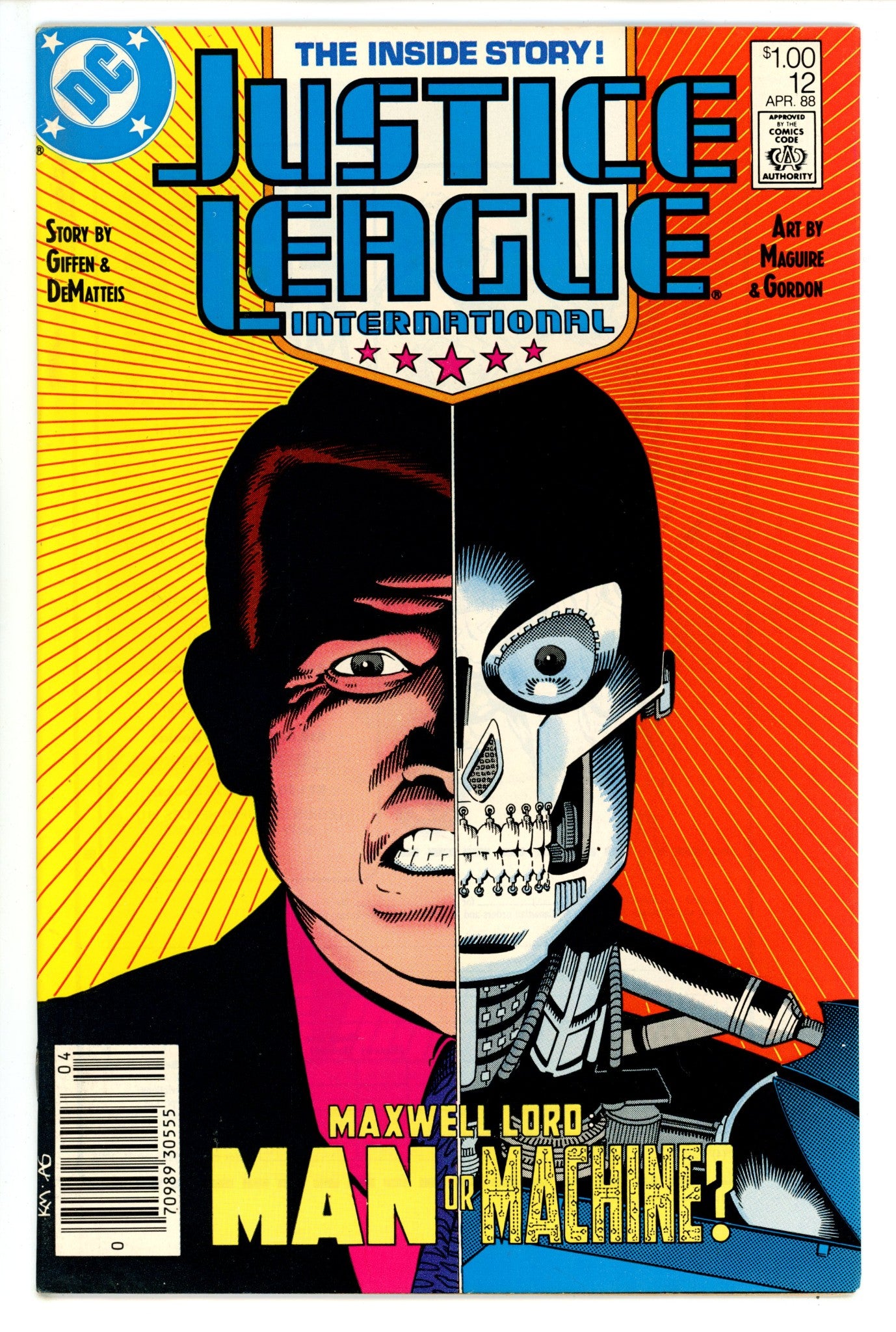 Justice League International 12 Canadian Variant VF (1988)