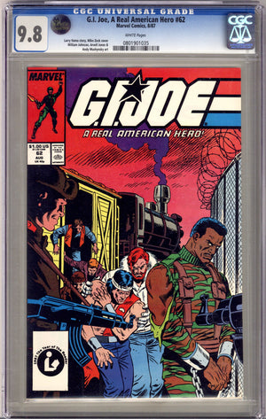 G.I. Joe, A Real American Hero 62 CGC 9.8 (NM/M) Black Cat Collection (1987)
