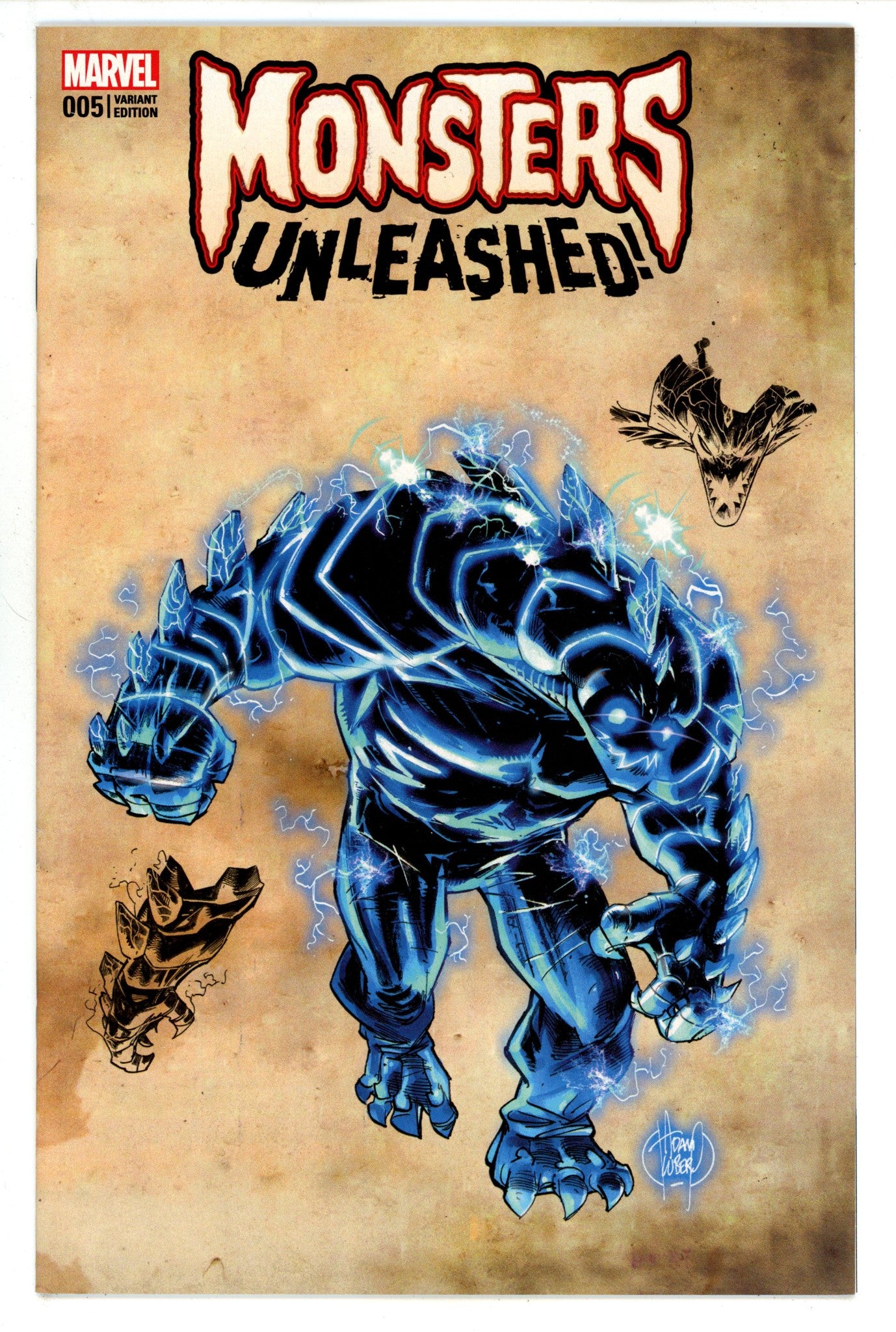 Monsters Unleashed Vol 2 5 High Grade (2017) Kubert Variant 