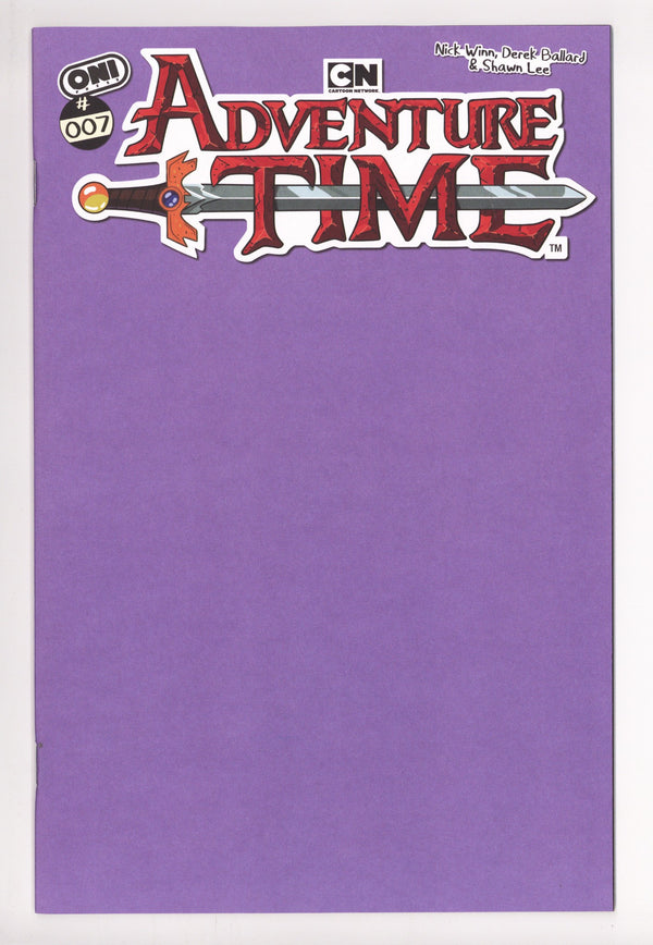 Adventure Time 7 Blank Variant (2025)