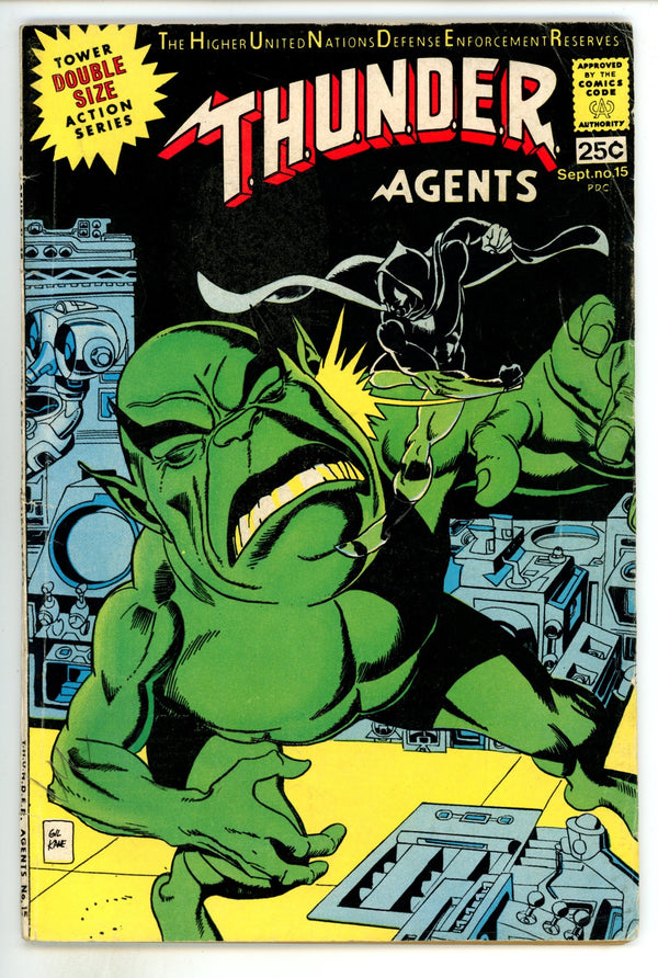 T.H.U.N.D.E.R. Agents 15 VG (4.0) (1967)