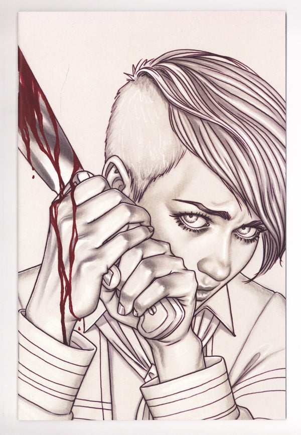 Something Is Killing the Children 16 NM (9.4) (2021) Frison B&W Virgin Incentive Variant