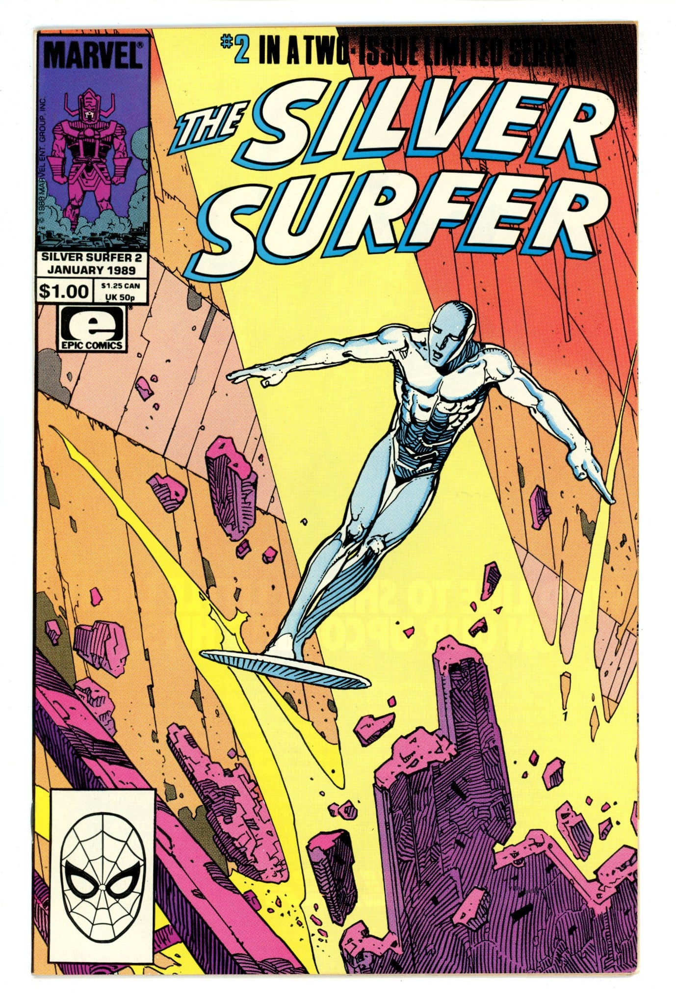 The Silver Surfer Vol 4 2 VF+ (8.5) (1989) 