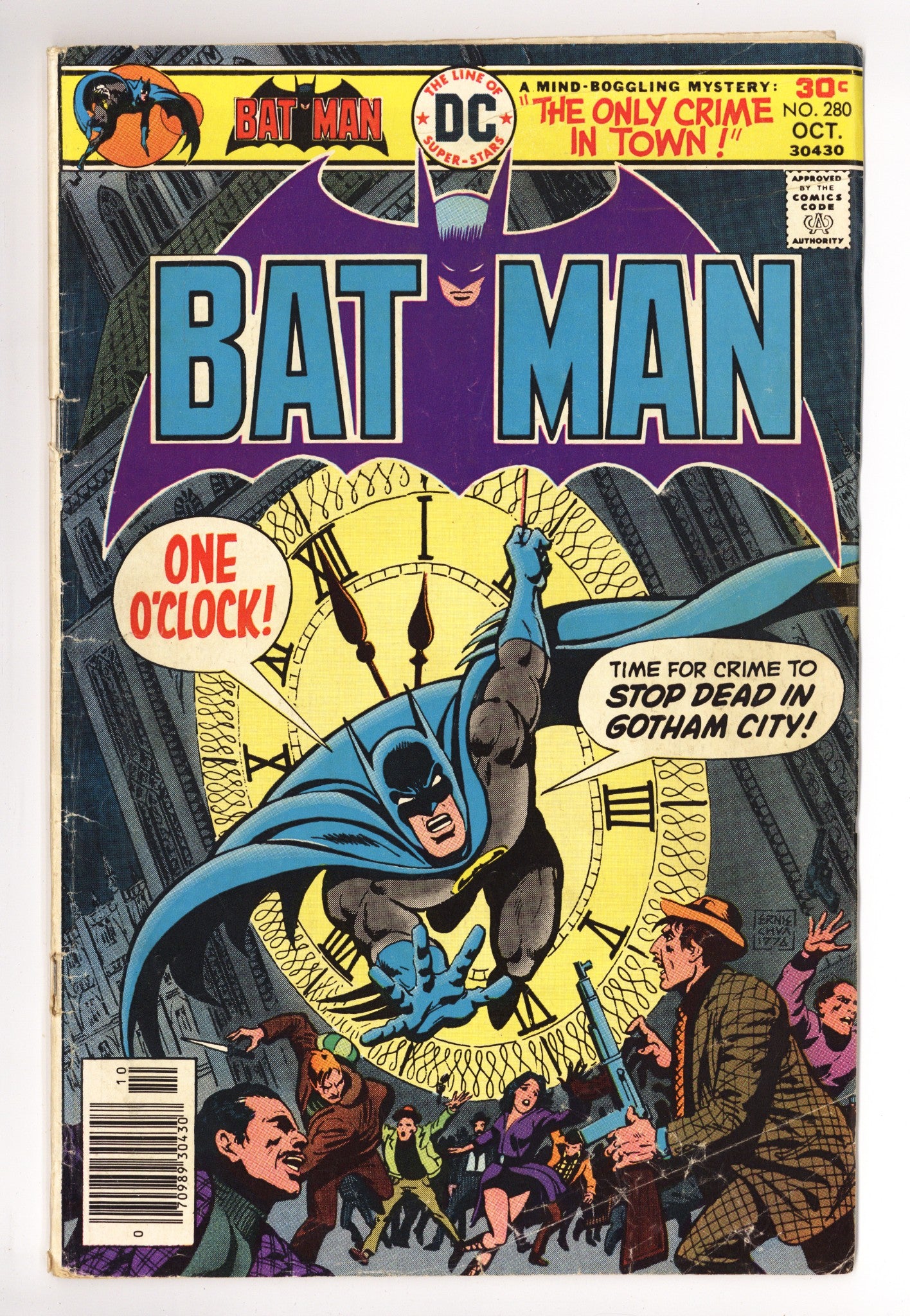 Batman Vol 1 280 GD/VG (3.0) Mark Jewellers (1976) 