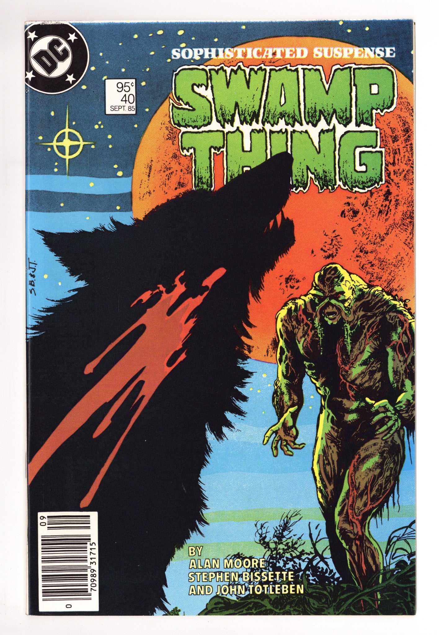 Swamp Thing Vol 2 40 NM- (9.2) (1985) Canadian Price Variant 