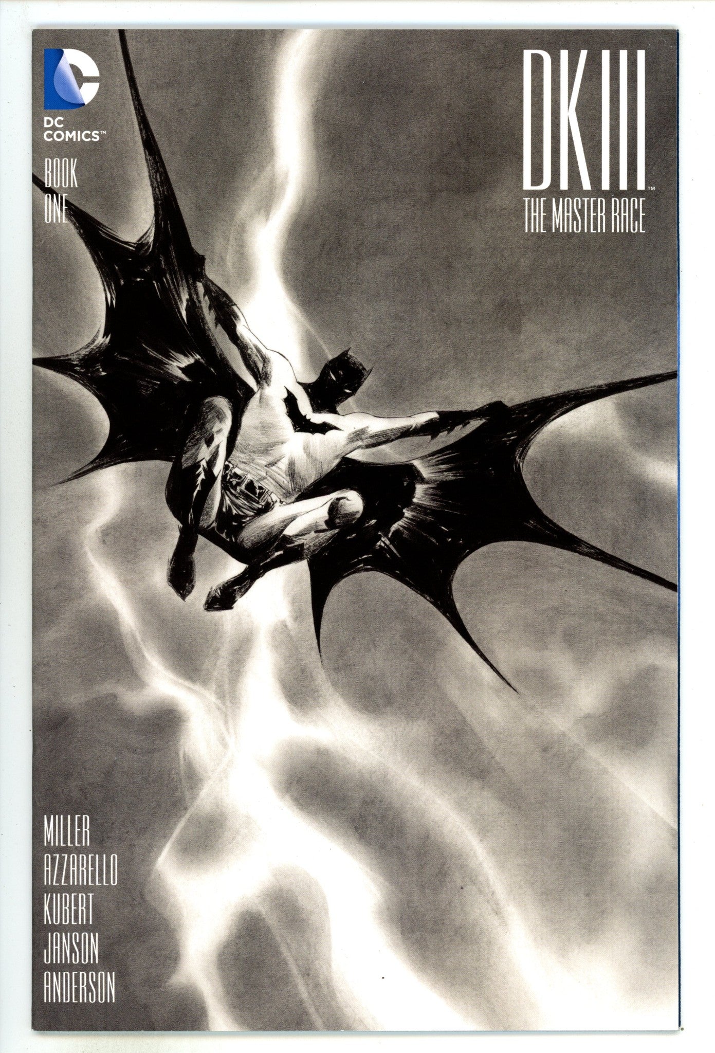 Dark Knight III: The Master Race 1 VF (8.0) (2016) Lee B&W Variant 