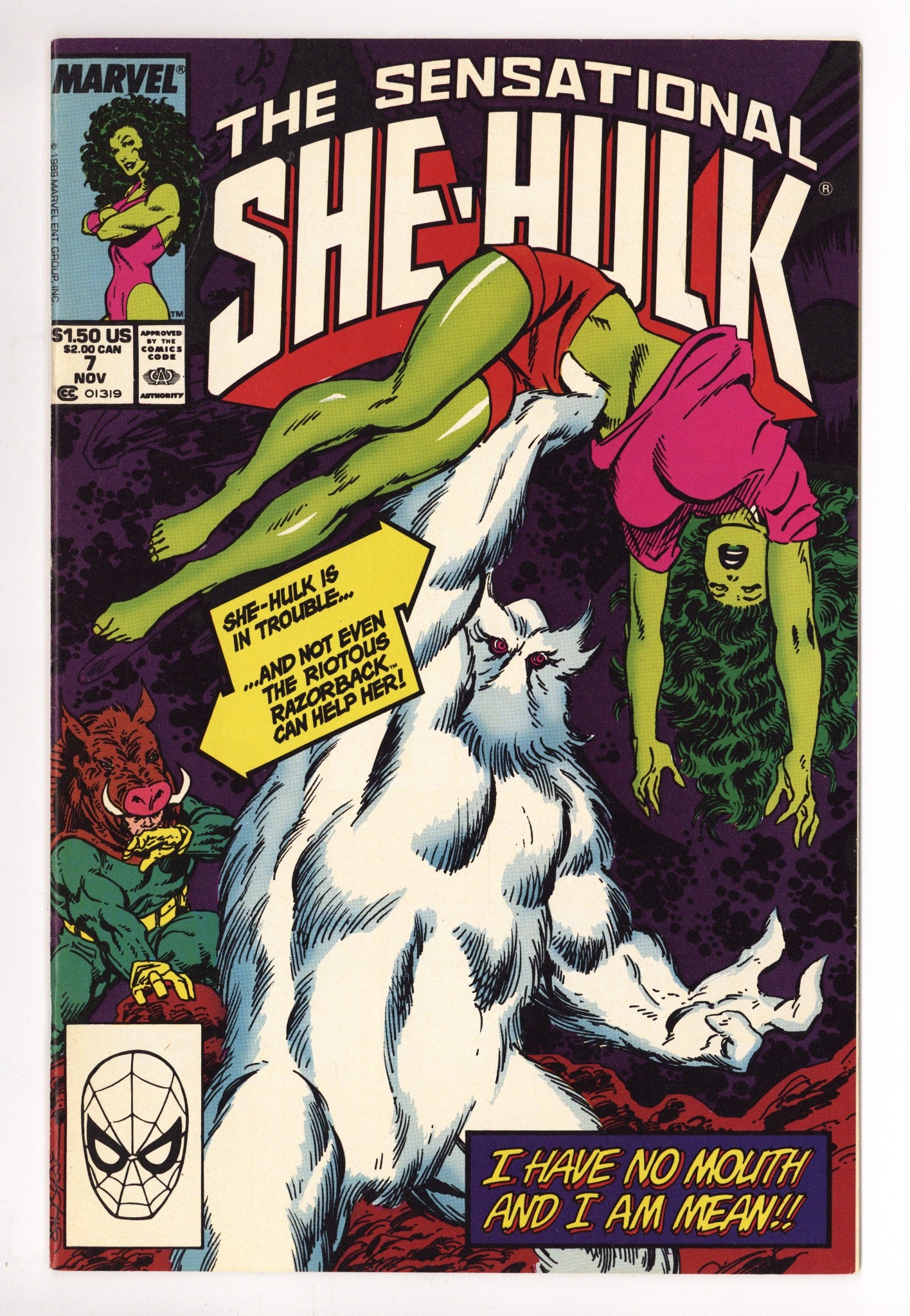 The Sensational She-Hulk 7 High Grade (1989) 