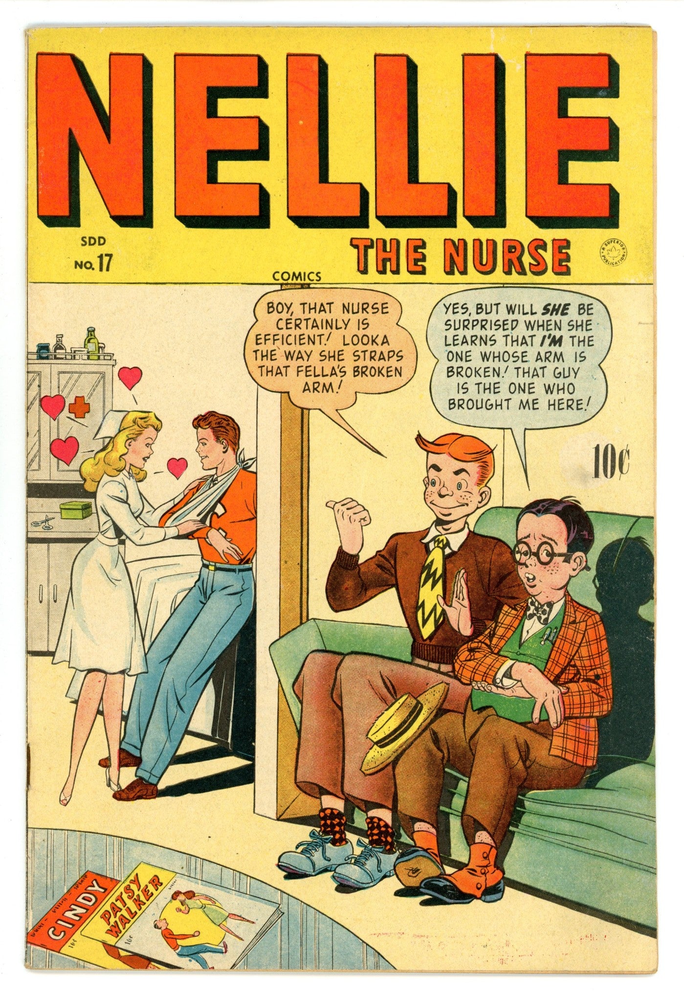 Nellie the Nurse 17 FN- (5.5) (1949) Canadian Edition 