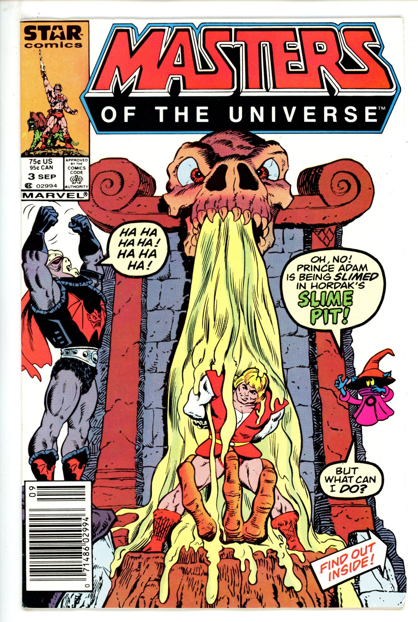 Masters of the Universe 3 FN+ (6.5) (1986) Newsstand 
