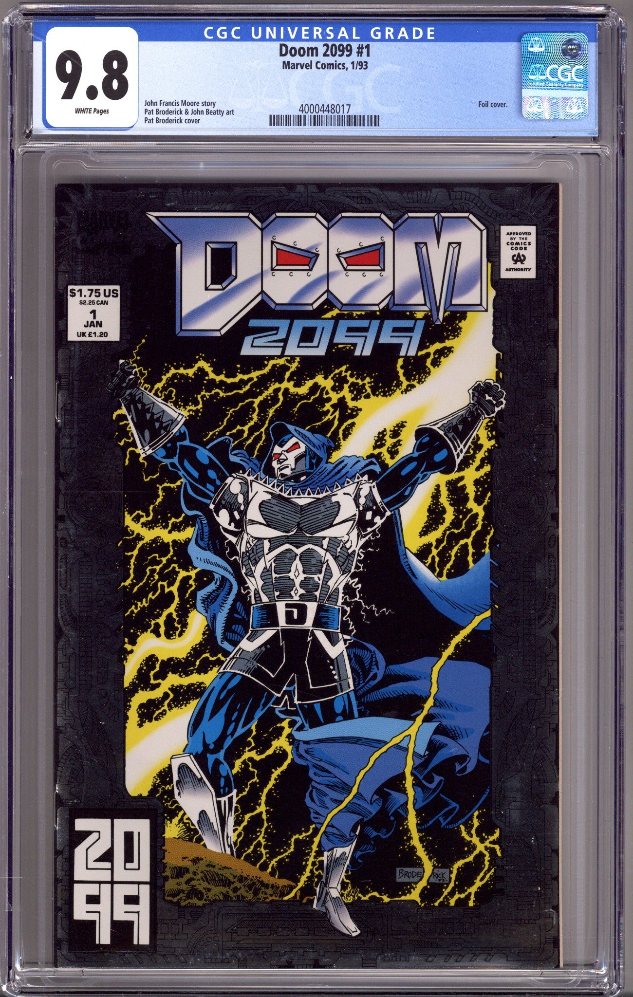 Doom 2099 Vol 1 1 CGC 9.8 (NM/M) (1993) 