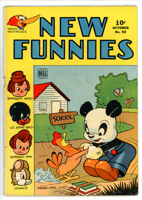 New Funnies 92 VG (4.0) (1944)