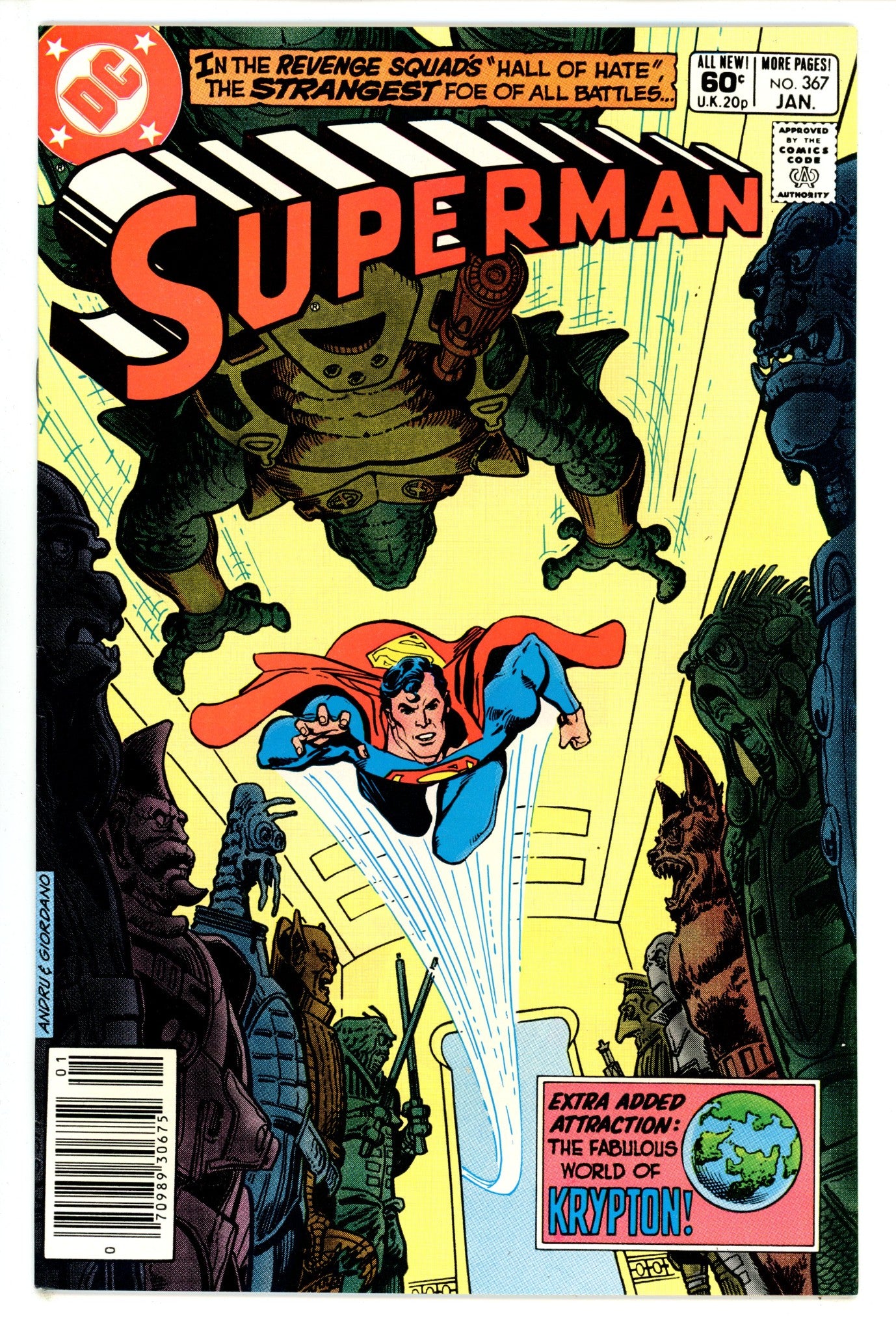 Superman Vol 1 367 Newsstand (1981)