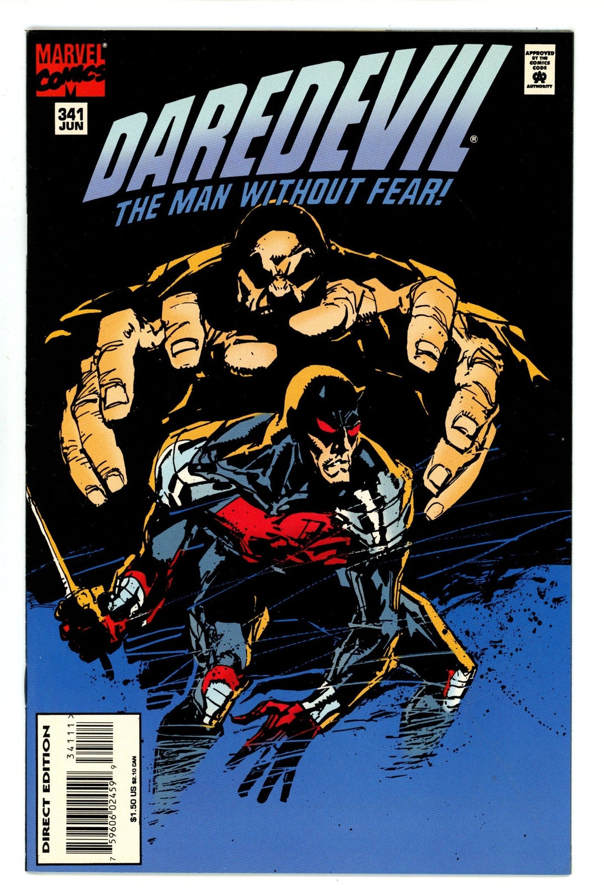 Daredevil Vol 1 341  Mid Grade   (1995)