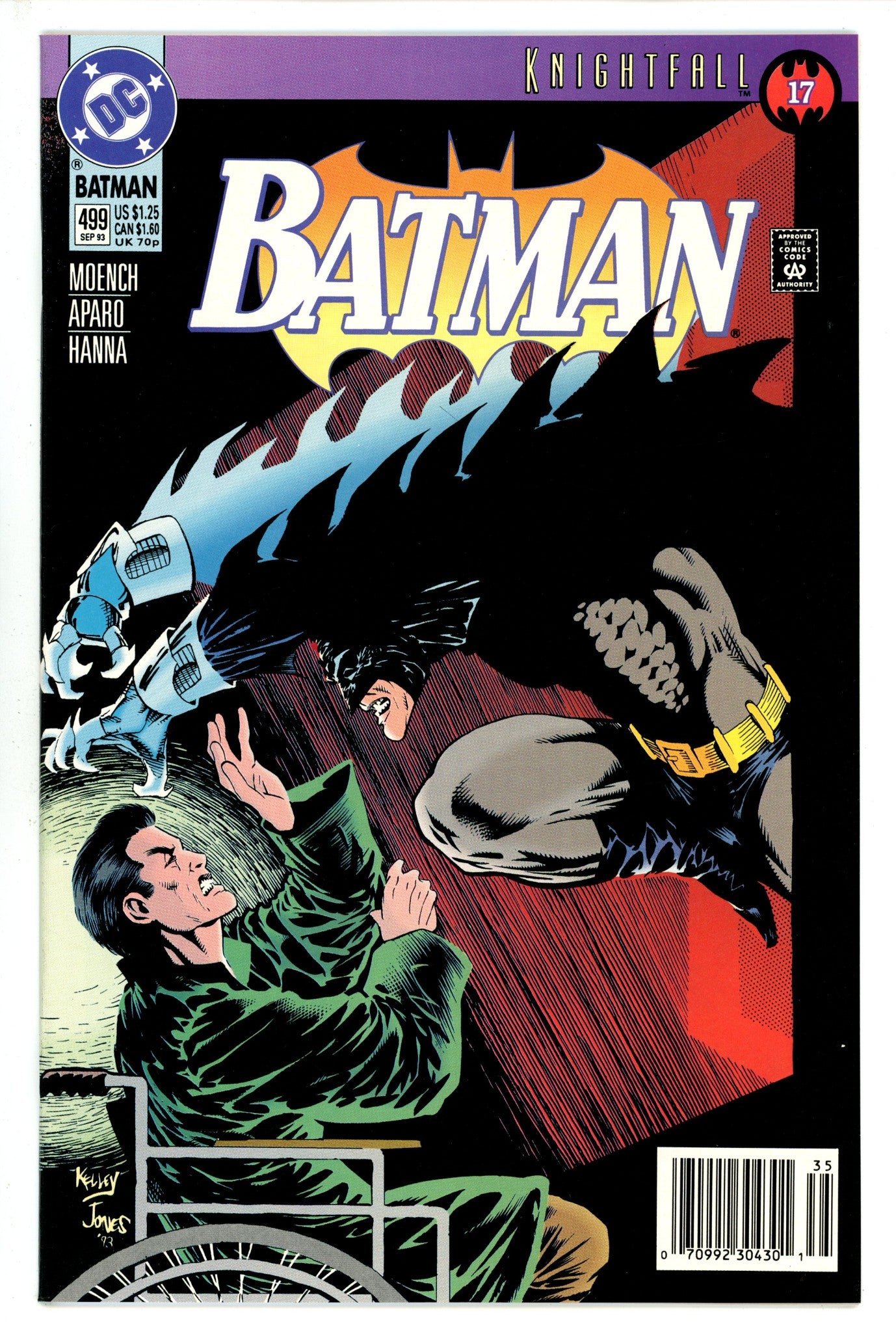 Batman Vol 1 499 Newsstand NM- (1993)