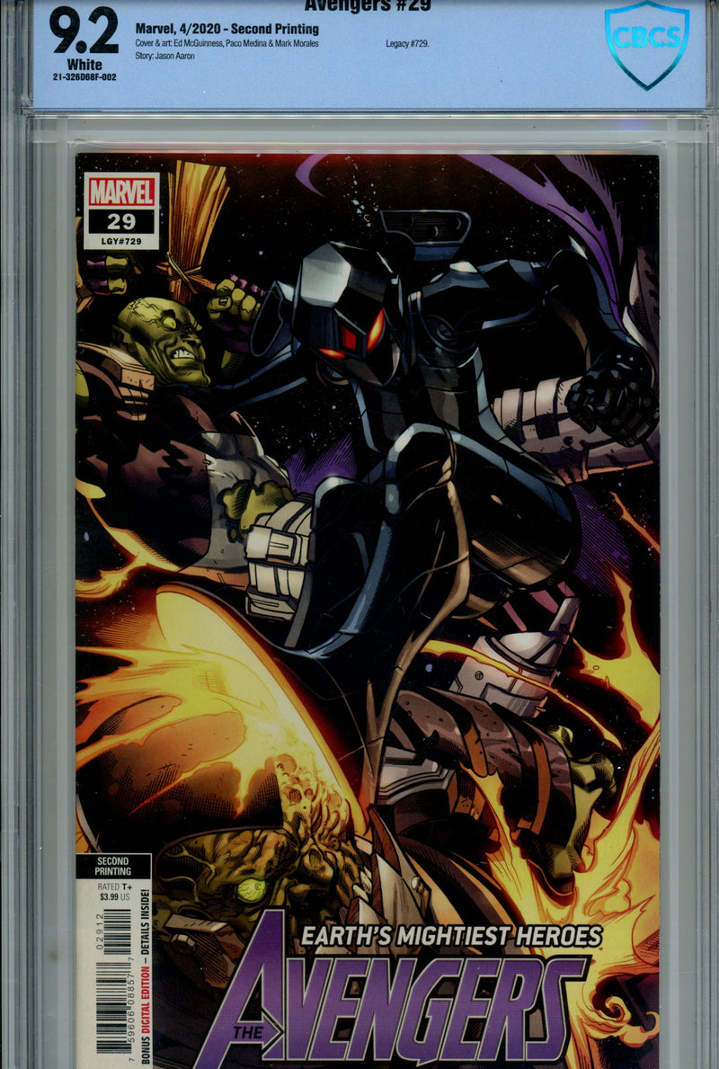 Avengers Vol 8 29 2Nd Print CBCS 9.2 (2020)