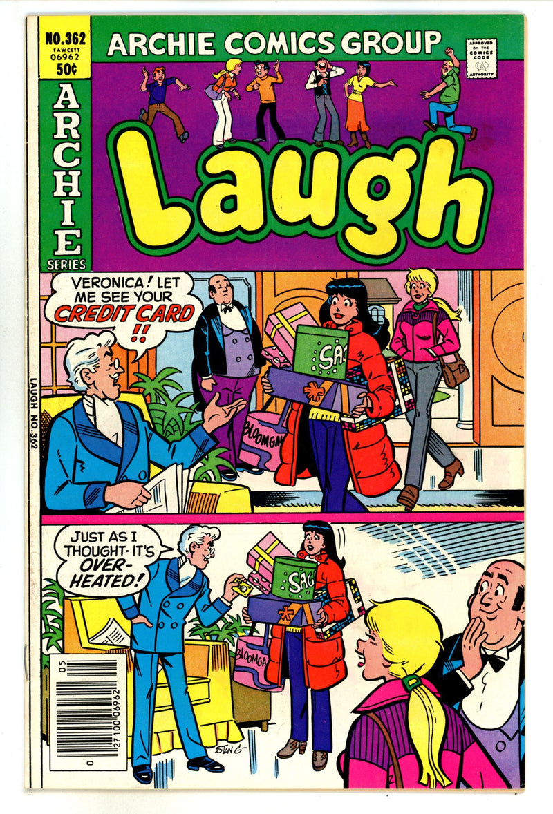 Laugh Comics  362  Low Grade  (1981)  