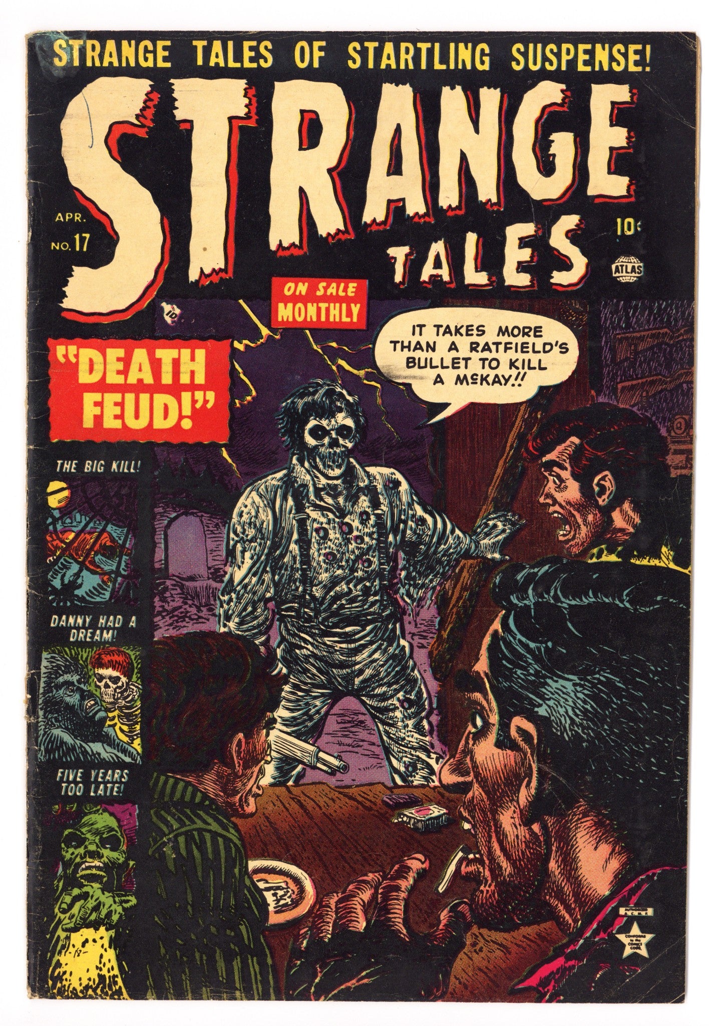 Strange Tales Vol 1 17 VG (4.0) (1953) 