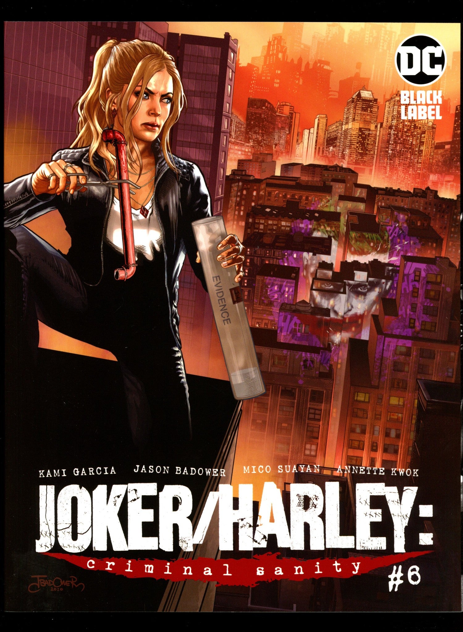 Joker / Harley: Criminal Sanity 6 High Grade (2021) Badower Variant 