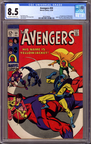 The Avengers Vol 1 59 CGC 8.5 (VF+) (1968)