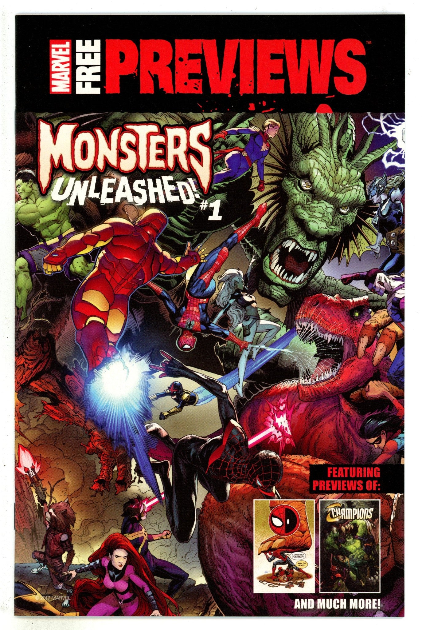 Marvel Previews Monster Unleashed 1 High Grade (2017) 