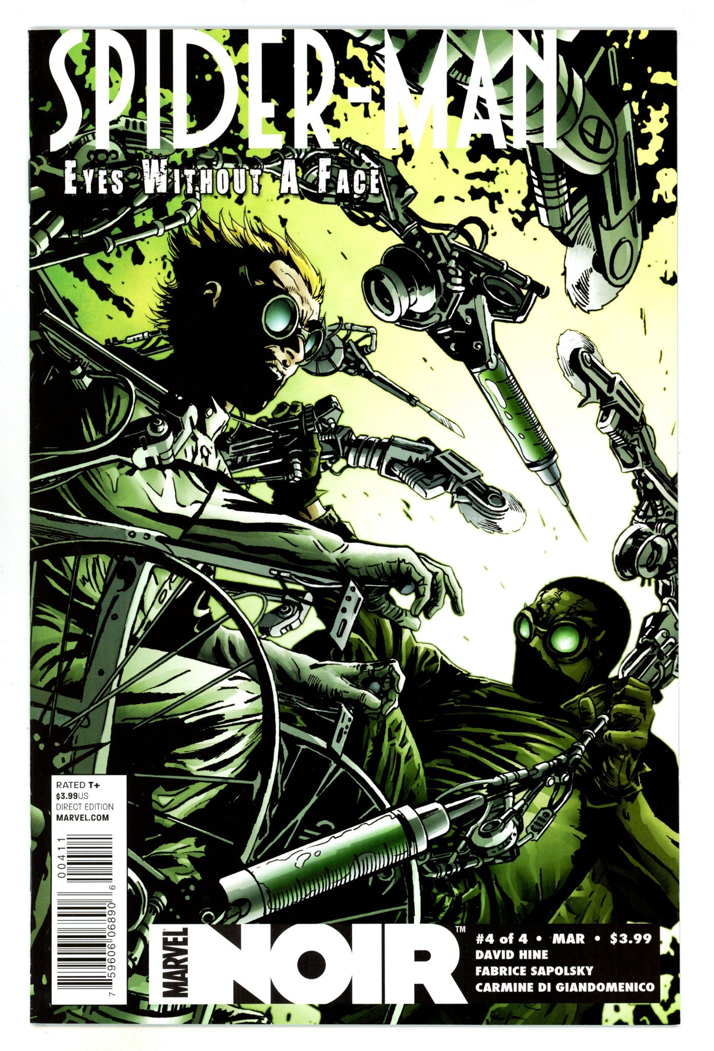 Spider-Man Noir: Eyes without a Face 4 NM (9.4) (2010) 