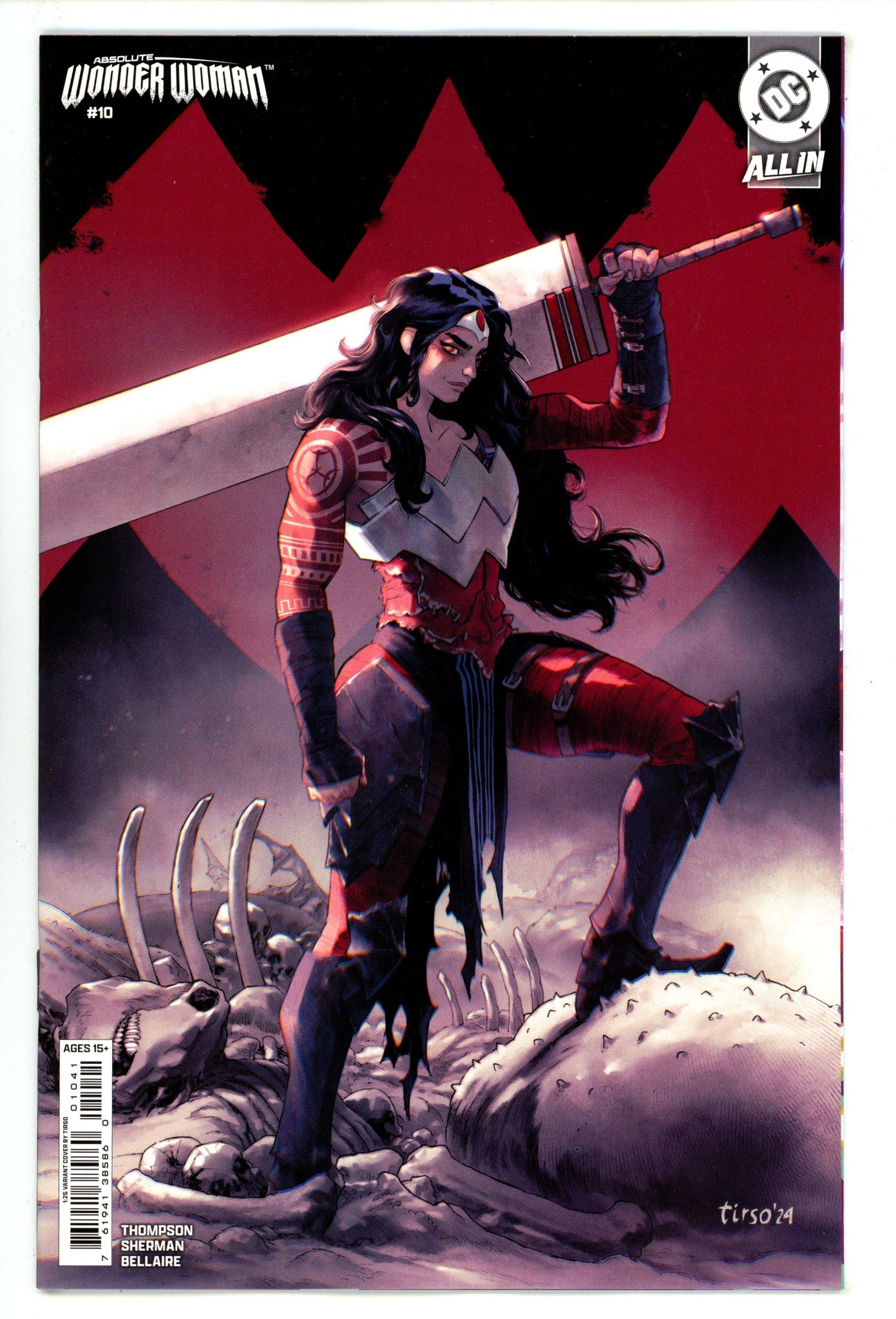 Absolute Wonder Woman 10 Cons Incentive NM (2025)