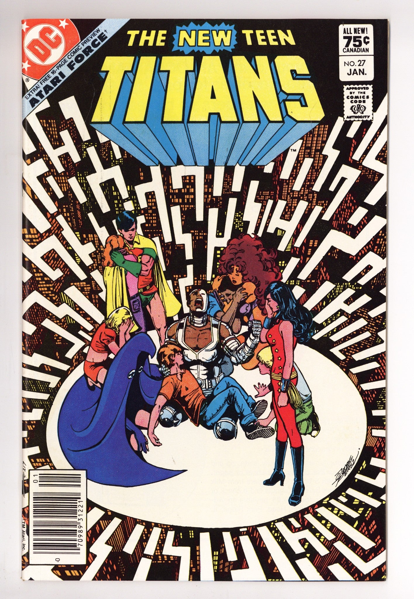 The New Teen Titans Vol 1 27 NM- (9.2) (1983) Canadian Price Variant 
