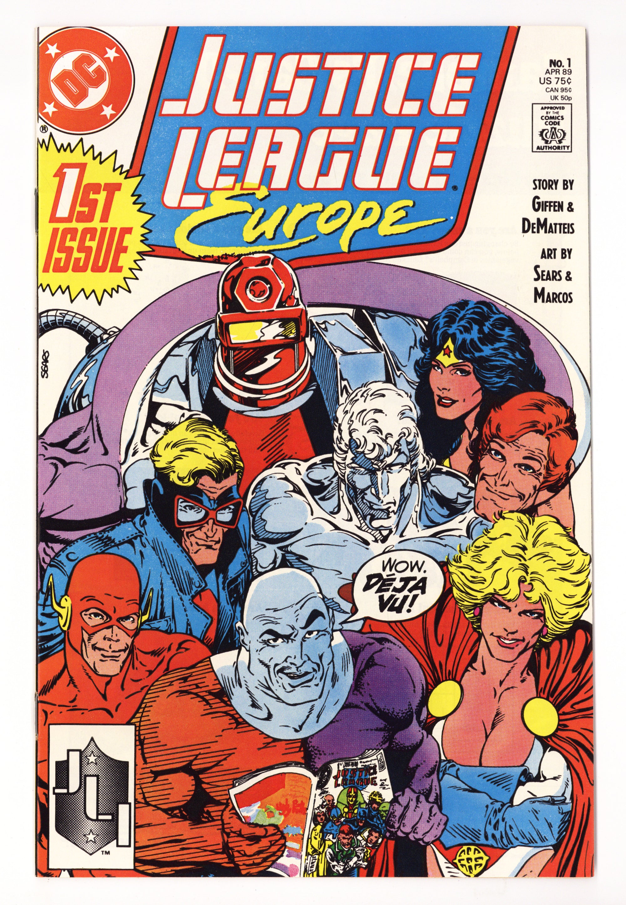 Justice League Europe 1 High Grade (1989) 