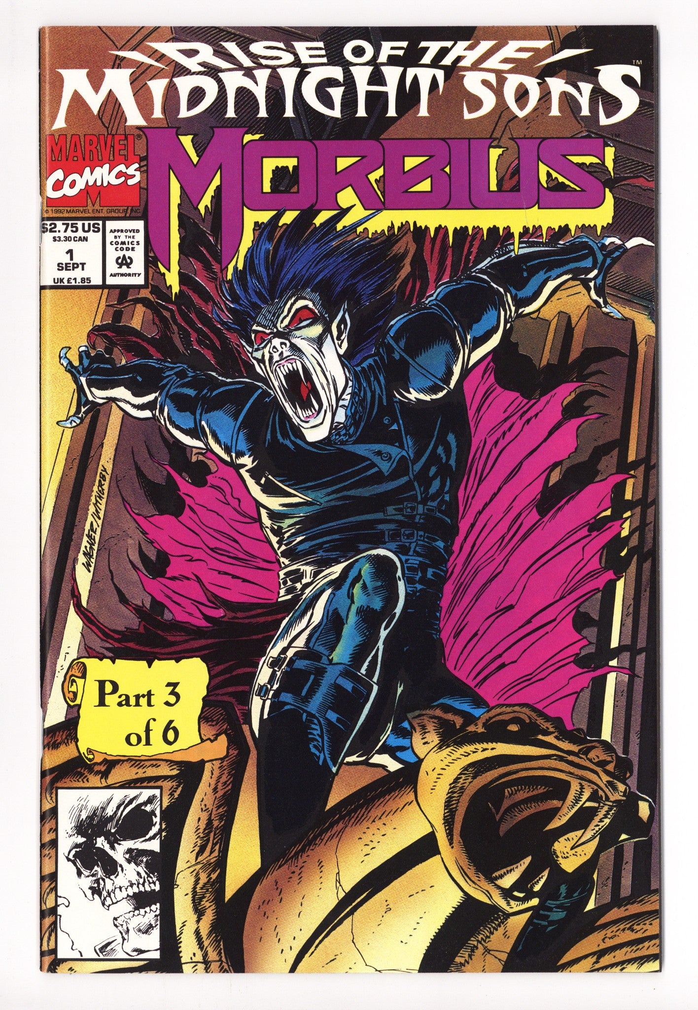 Morbius: The Living Vampire Vol 1 1 High Grade (1992) Unsealed 