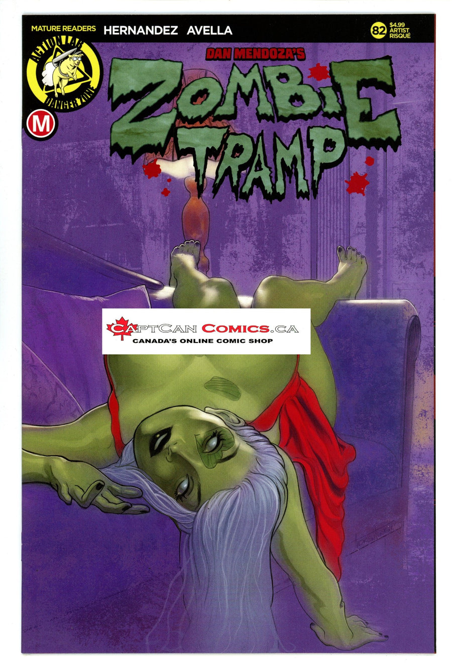 Zombie Tramp Vol 3 82 NM- (9.2) (2021) Herman Risque Variant 