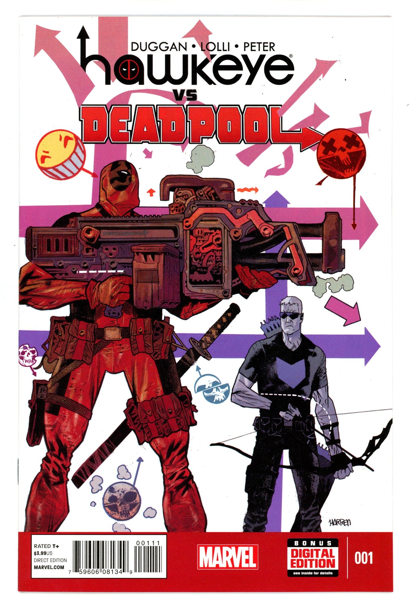 Hawkeye vs. Deadpool Vol 5 1 High Grade (2014) 