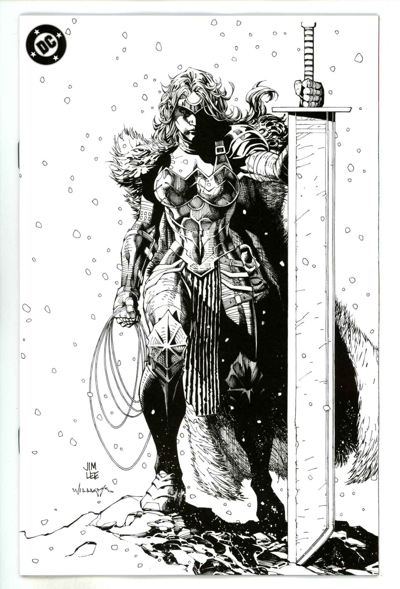 Absolute Wonder Woman 1 Lee B&W Virgin Incentive Variant NM (2024)