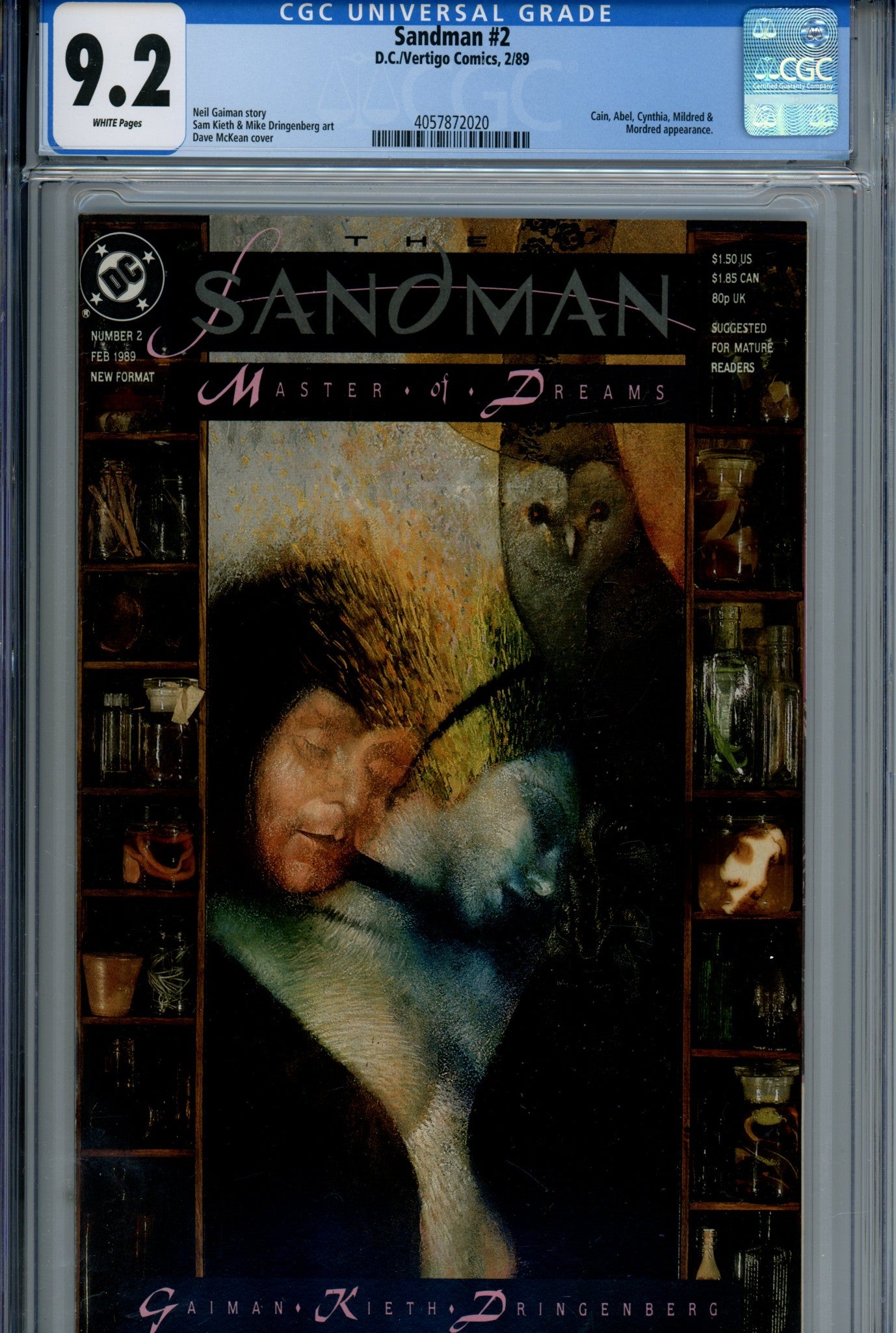 Sandman Vol 2 2 CGC 9.2 (1989)