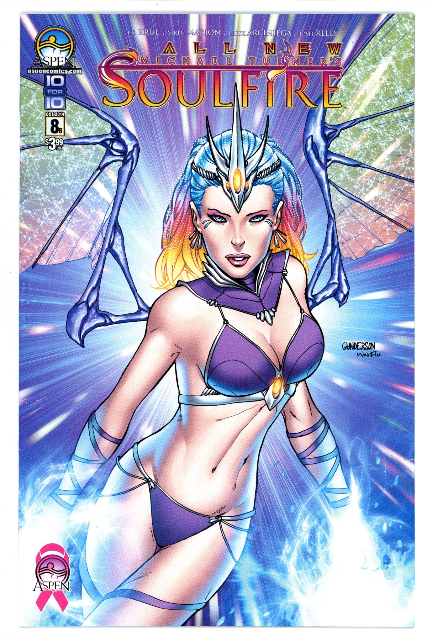 Michael Turner's Soulfire Vol 5 8High Grade(2014) GundersonVariant