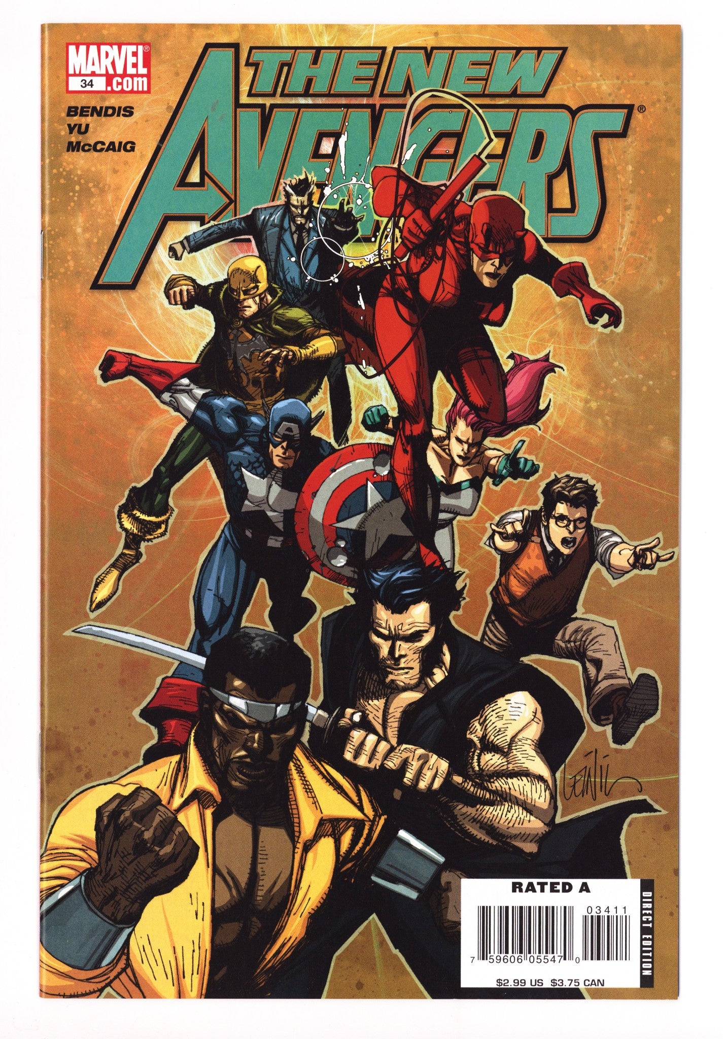 New Avengers Vol 1 34 High Grade (2007) 