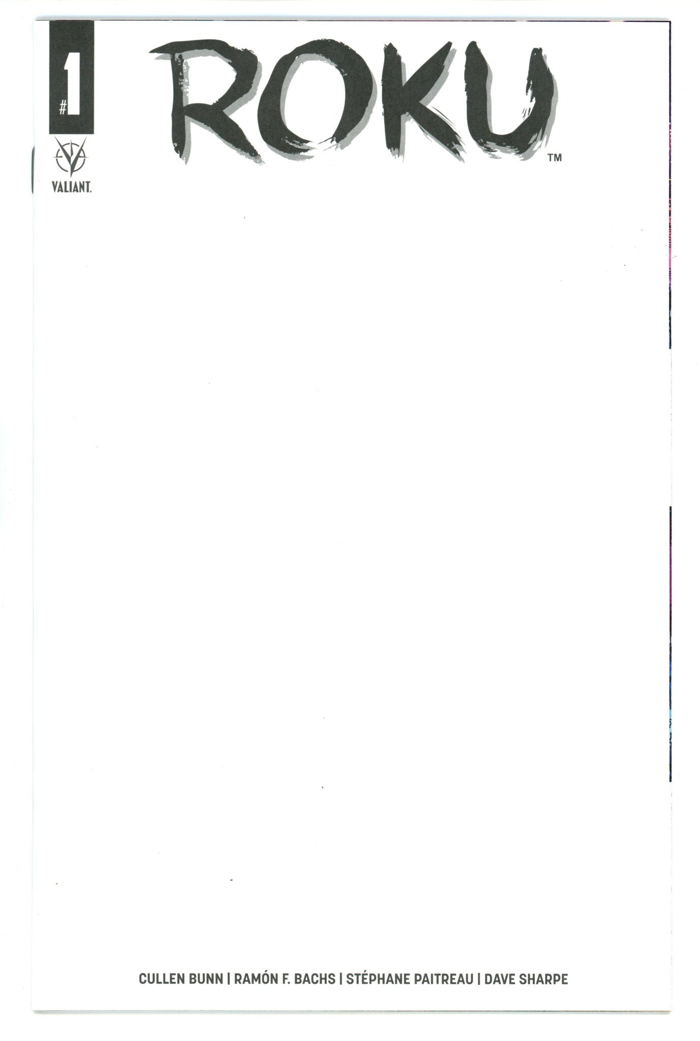 Roku 1 High Grade (2019) Blank Variant 