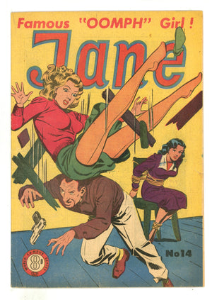 Jane, Famous Oomph Girl 14 VG- (3.5) (1955) 
