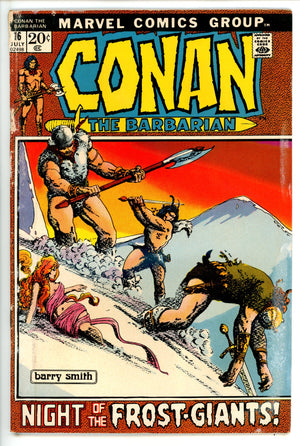 Conan the Barbarian Vol 1 16 GD- (1.8) (1972) 