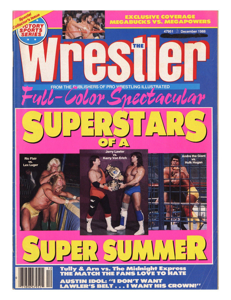 The Wrestler Magazine December Low Grade (1988) 