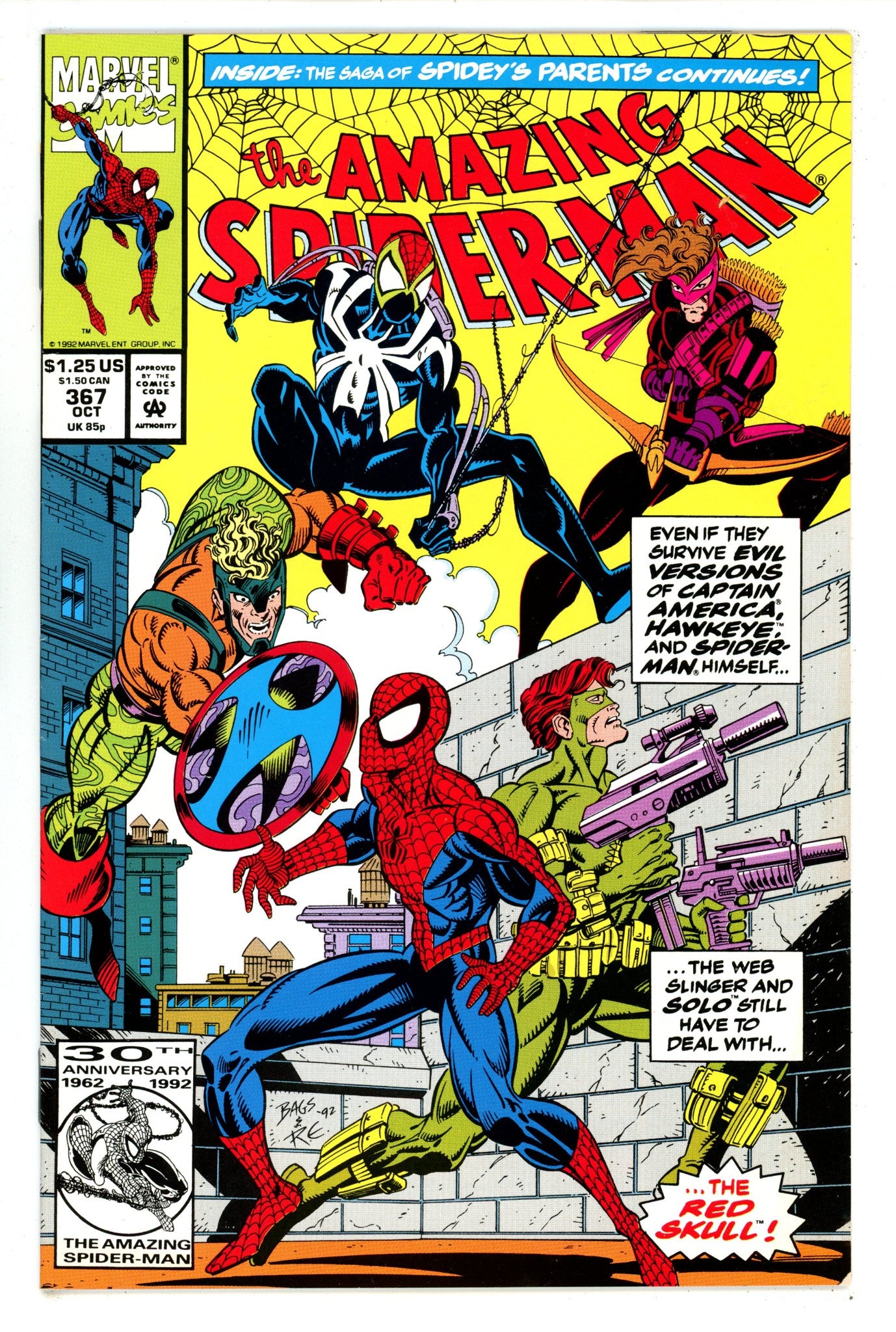 The Amazing Spider-Man Vol 1 366 NM- (9.2) (1992) 