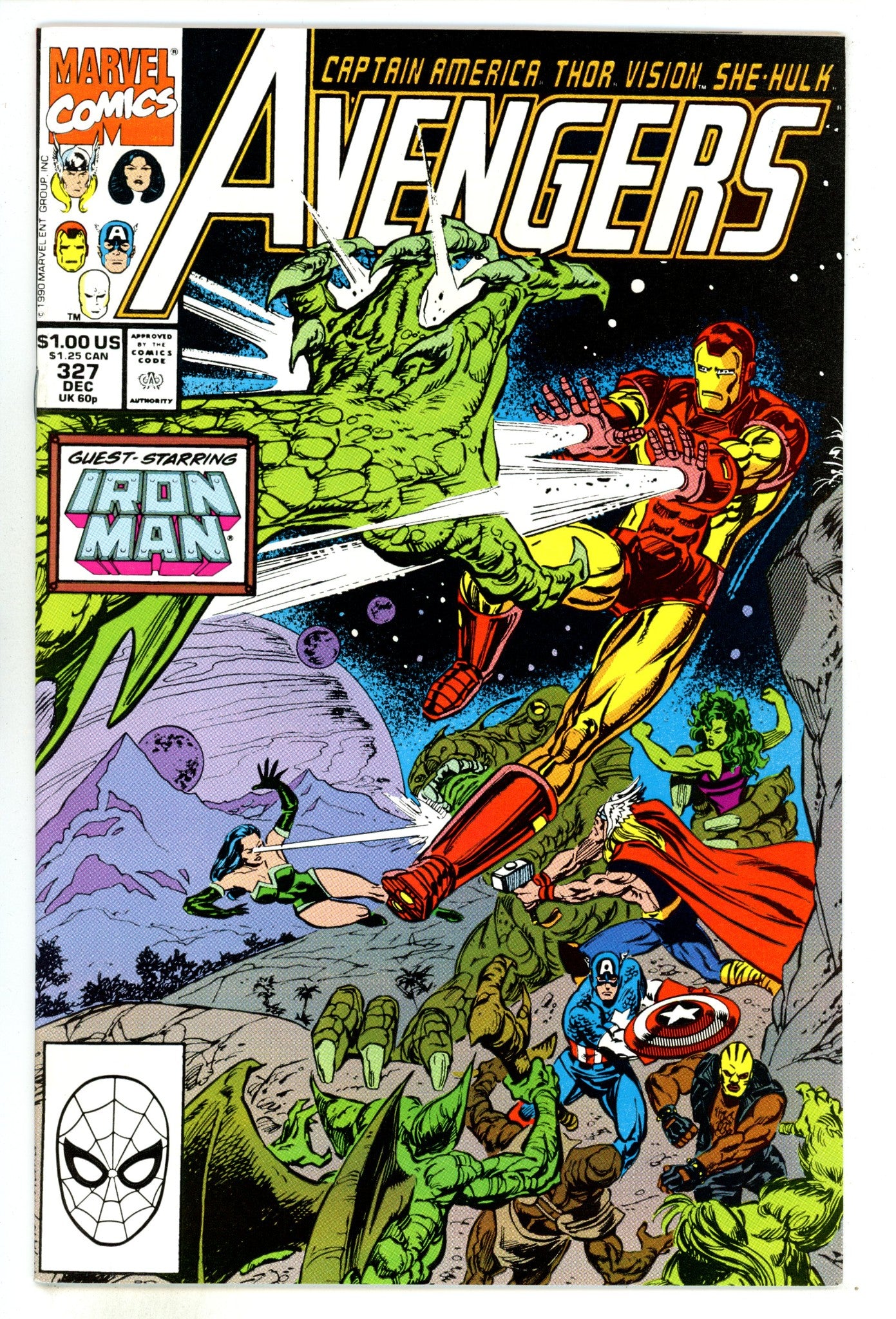 The Avengers Vol 1 327 High Grade (1990) 
