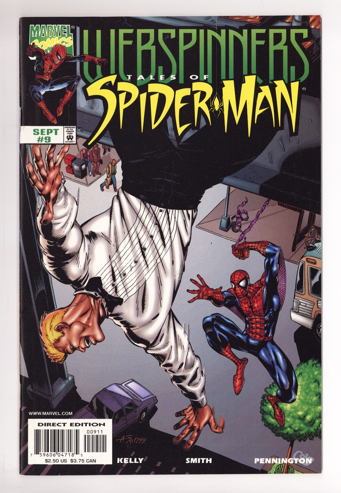Webspinners: Tales of Spider-Man 9 Mid Grade (1999) 