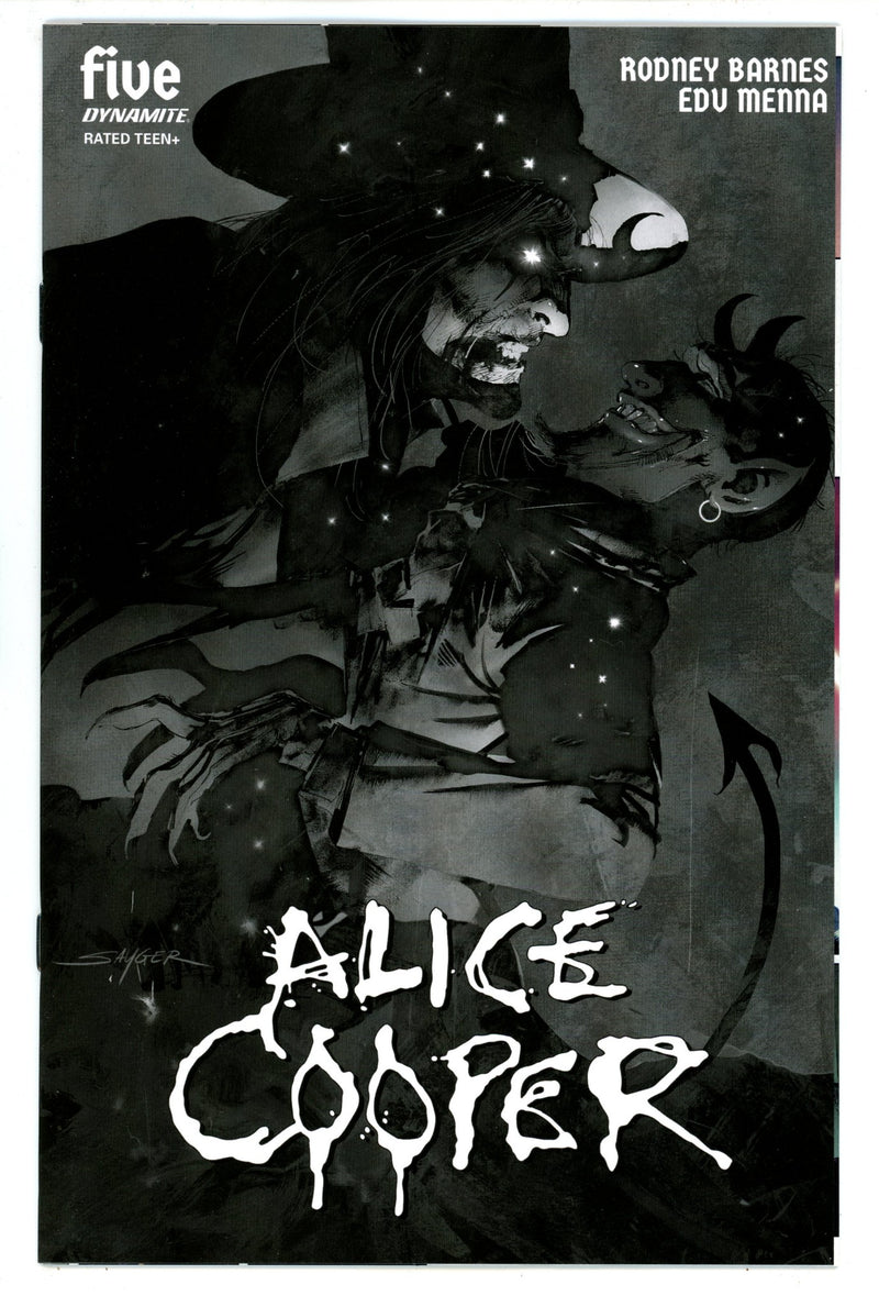 Alice Cooper 5 Sayger Virgin B&W Incentive Variant (2024)
