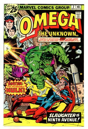 Omega the Unknown Vol 1 2 NM- (9.2) (1976)